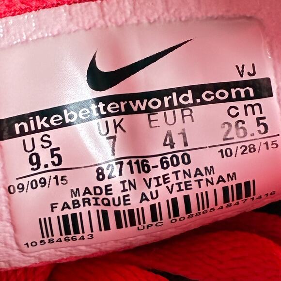 Nike Free RN Distance Hyper Orange Running Shoes 827116-600 Women’s Size 9.5 - Picture 9 of 10